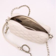 Крос-боді із бежевої шкіри флотар Арт. YS-1015(B3)