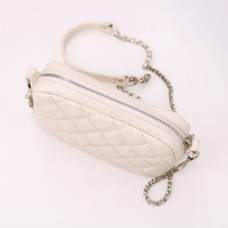 Крос-боді із бежевої шкіри флотар Арт. YS-1015(B3)