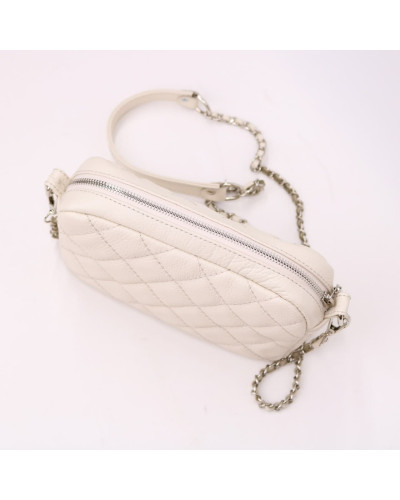 Крос-боді із бежевої шкіри флотар Арт. YS-1015(B3)