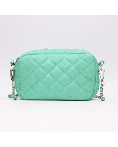 Крос-боді з бірюзової шкіри флотар Арт. YS-1015(B3)