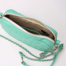 Крос-боді з бірюзової шкіри флотар Арт. YS-1015(B3)