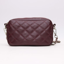 Крос-боді з бордової шкіри флотар Арт. YS-1015(B3)