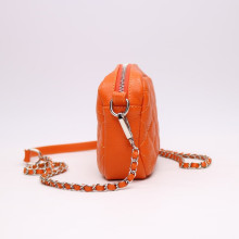 Крос-боді з помаранчевої шкіри флотар Арт. YS-1015(B3)