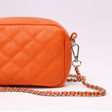 Крос-боді з помаранчевої шкіри флотар Арт. YS-1015(B3)