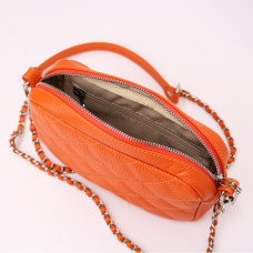 Крос-боді з помаранчевої шкіри флотар Арт. YS-1015(B3)