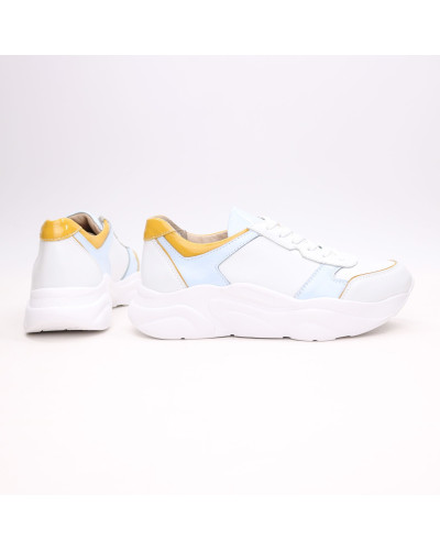 Кросівки з білої шкіри Арт. Т-3/21913