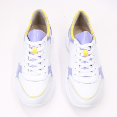 Білі шкіряні кросівки Арт. Т-3/21913