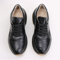 Кросівки з чорної шкіри Арт. 15-2/184