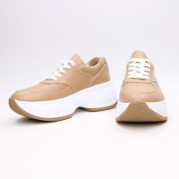 Кросівки з карамельної шкіри Арт. 15-2/184