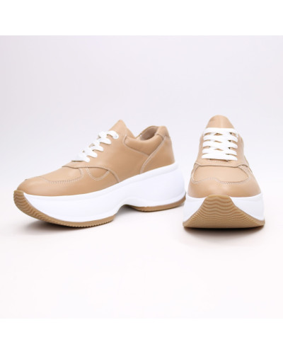 Кросівки з карамельної шкіри Арт. 15-2/184