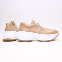 Кросівки з карамельної шкіри Арт. 15-2/184