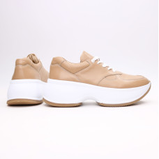 Кросівки з карамельної шкіри Арт. 15-2/184