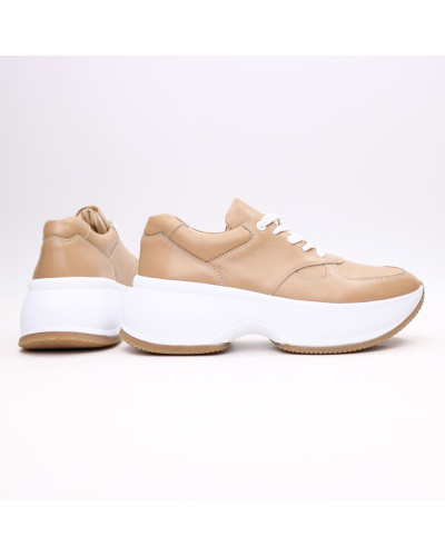 Кросівки з карамельної шкіри Арт. 15-2/184