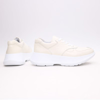 Кросівки з бежевої шкіри Арт. 15-2/199