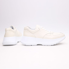 Кросівки з бежевої шкіри Арт. 15-2/199