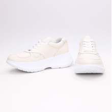 Кросівки з бежевої шкіри Арт. 15-2/199