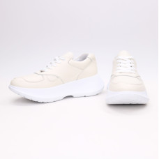 Кросівки з бежевої шкіри Арт. 15-2/199