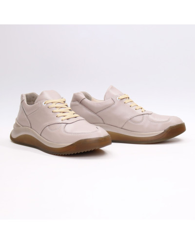 Кросівки з бежевої шкіри Арт. 15-2(Av)