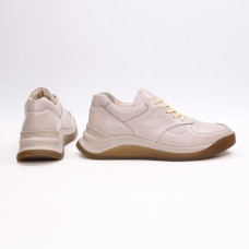 Кросівки з бежевої шкіри Арт. 15-2(Av)