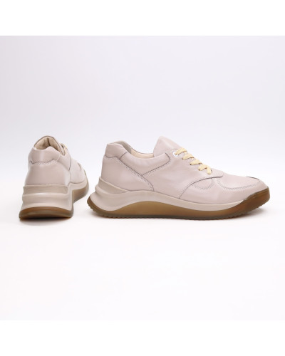 Кросівки з бежевої шкіри Арт. 15-2(Av)