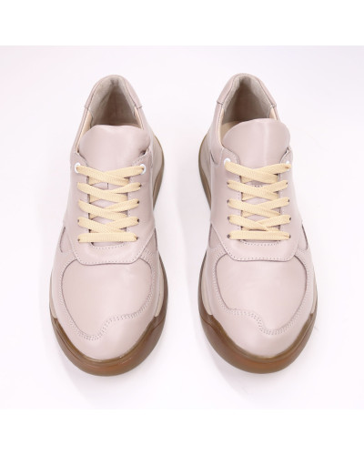 Кросівки з бежевої шкіри Арт. 15-2(Av)