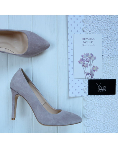 Туфлі-човники з замші Арт. 35-1/60Ок