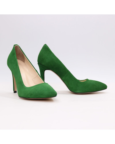 Замшеві туфлі-човники Арт. 35-1/60Ок