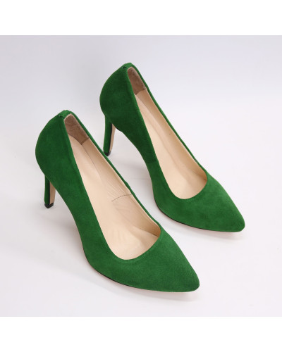 Замшеві туфлі-човники Арт. 35-1/60Ок