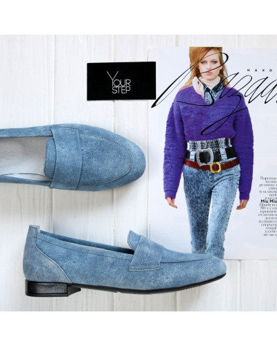 Лофери із нубуку Арт. 156-1П/Hill