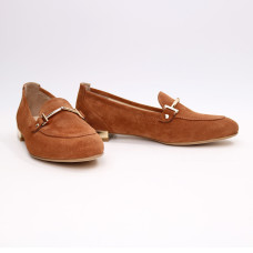 Лофери із рудої замші Арт. 156-1/33-2578