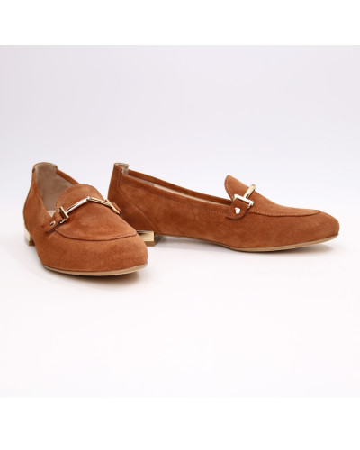 Лофери із рудої замші Арт. 156-1/33-2578