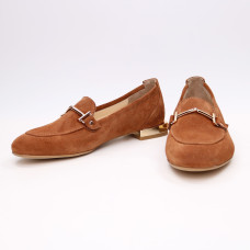 Лофери із рудої замші Арт. 156-1/33-2578