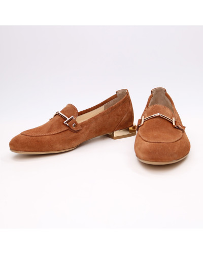 Лофери із рудої замші Арт. 156-1/33-2578