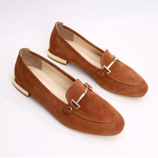 Лофери із рудої замші Арт. 156-1/33-2578