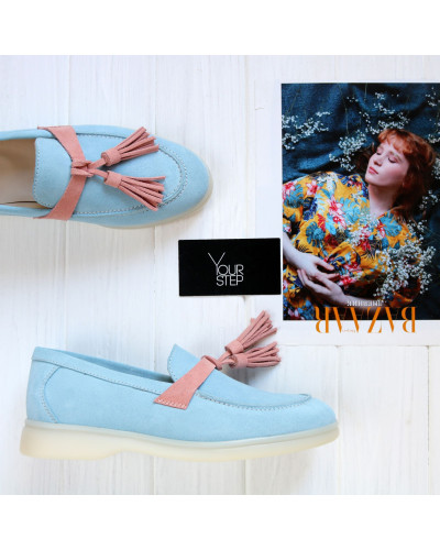 Замшеві лофери Арт. 156-6Hill2-К