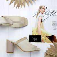 Мюлі бежевого кольору Арт. 867-1/8060ОК