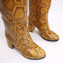 Лакові чобітки з принтом Арт. 52-6Ок