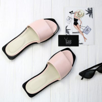 Шльопанці з пудрової шкіри Арт. 10-9/0504