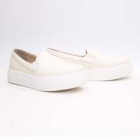 Бежеві шкіряні сліпони Арт.15-1/192