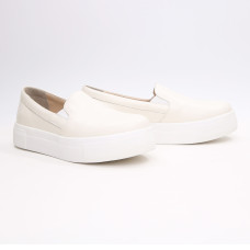 Бежеві шкіряні сліпони Арт.15-1/192