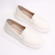 Бежеві шкіряні сліпони Арт.15-1/192