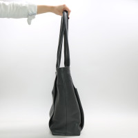 Сумка-шопер з сірої шкіри флотар Арт. YS-6072