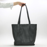 Сумка-шопер з сірої шкіри флотар Арт. YS-6072