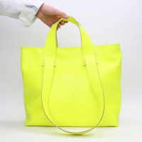 Сумка-трансформер зі шкіри жовтого неону Арт. YS-6052