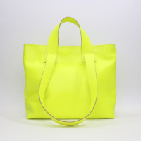 Сумка-трансформер зі шкіри жовтого неону Арт. YS-6052
