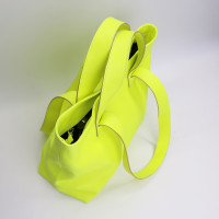 Сумка-трансформер зі шкіри жовтого неону Арт. YS-6052