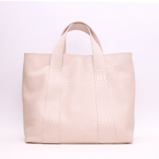 Сумка-трансформер з бежевої шкіри під рептилію Арт. YS-6052(2)