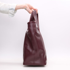 Сумка-трансформер з бордової шкіри флотар Арт. YS-6052(2)