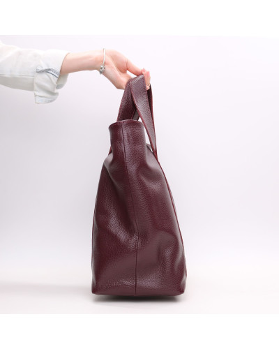 Сумка-трансформер з бордової шкіри флотар Арт. YS-6052(2)