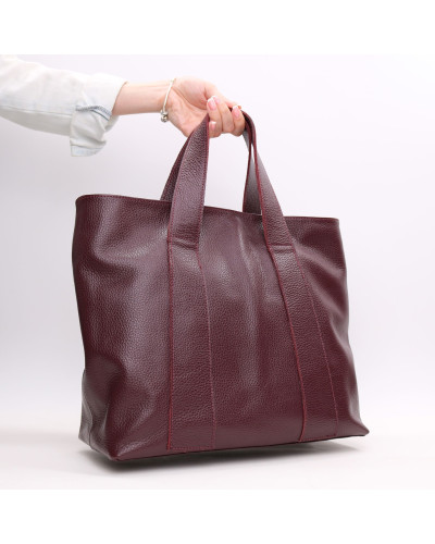 Сумка-трансформер з бордової шкіри флотар Арт. YS-6052(2)